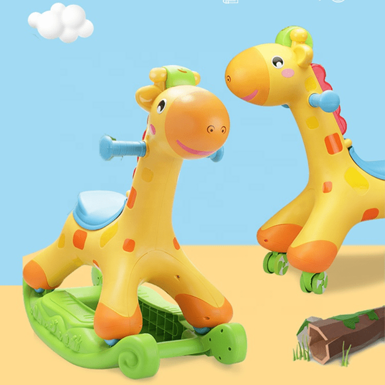 2-in-1 Kids Giraffe Ride Β©
