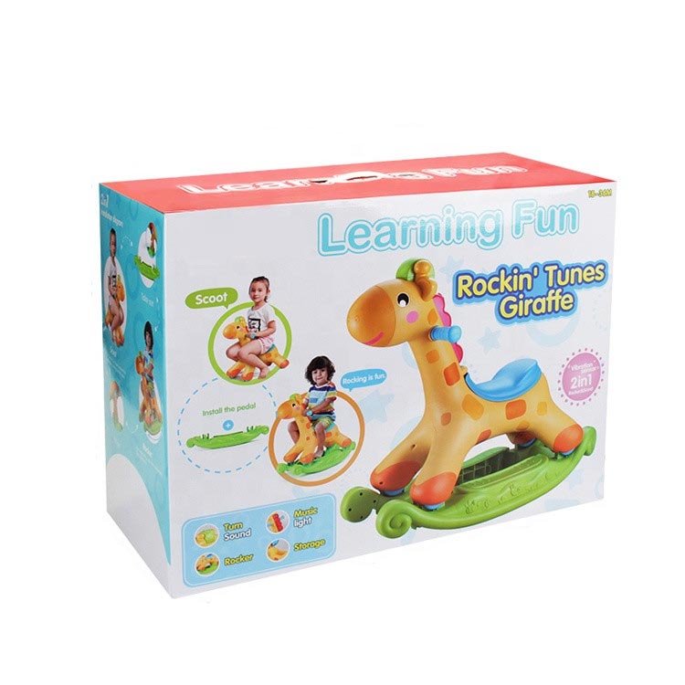 2-in-1 Kids Giraffe Ride Β©