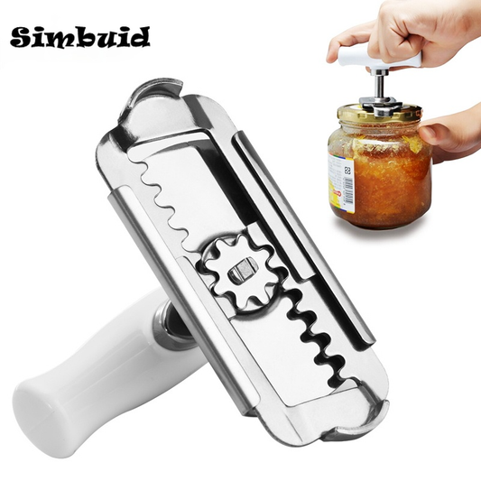 Adjustable Stainless Steel Jar & Bottle Opener